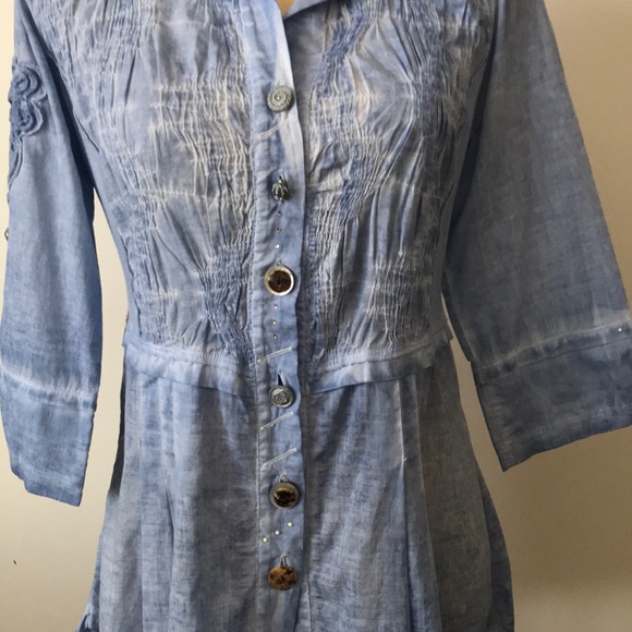 Elly Light Blue Shirt - Picture 4 of 6